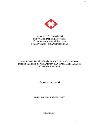 Yüksek Lisans Tezi